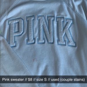 PINK sweater